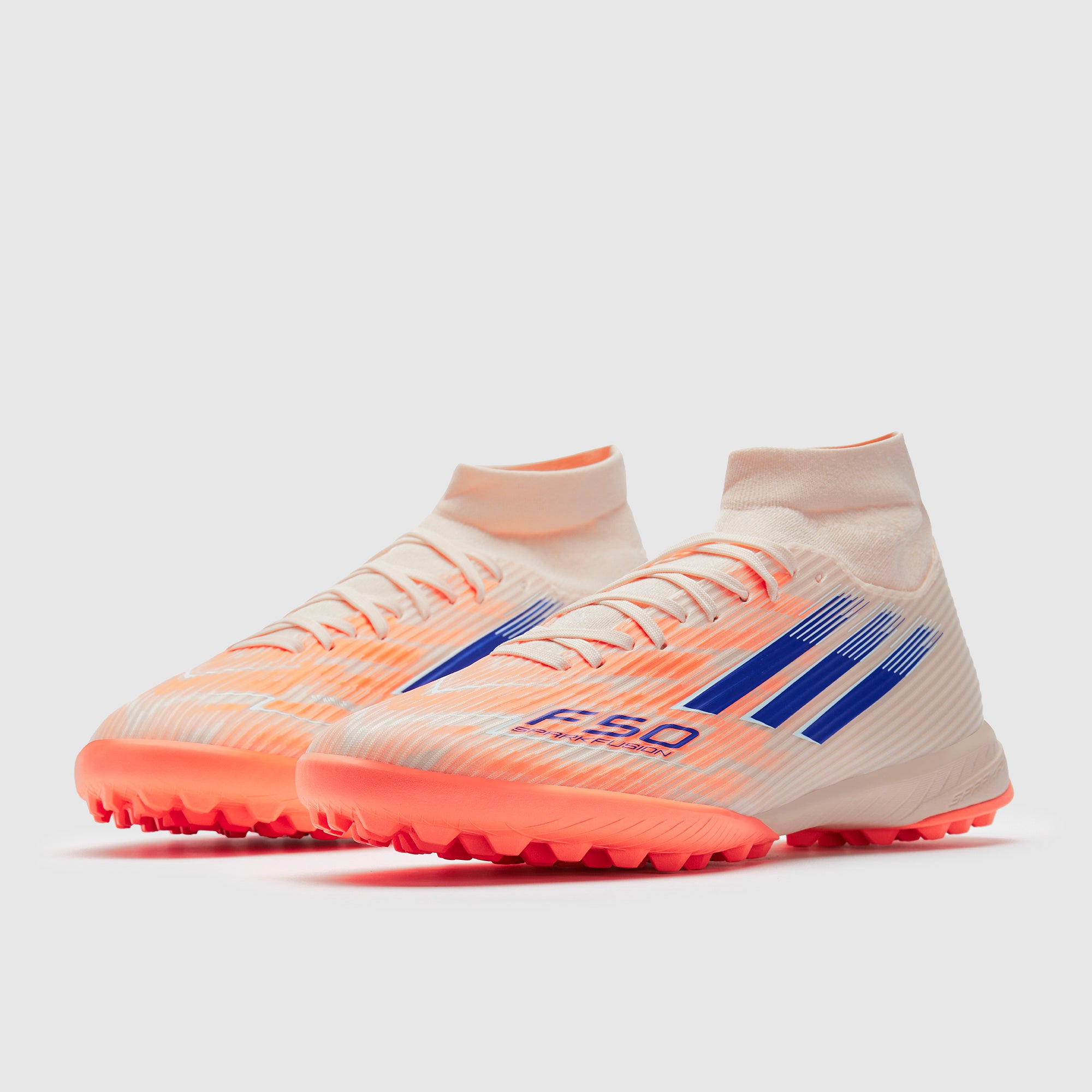 adidas F50 Sparkfusion League Turf - Bliss Orange/Lucid Blue/Beam