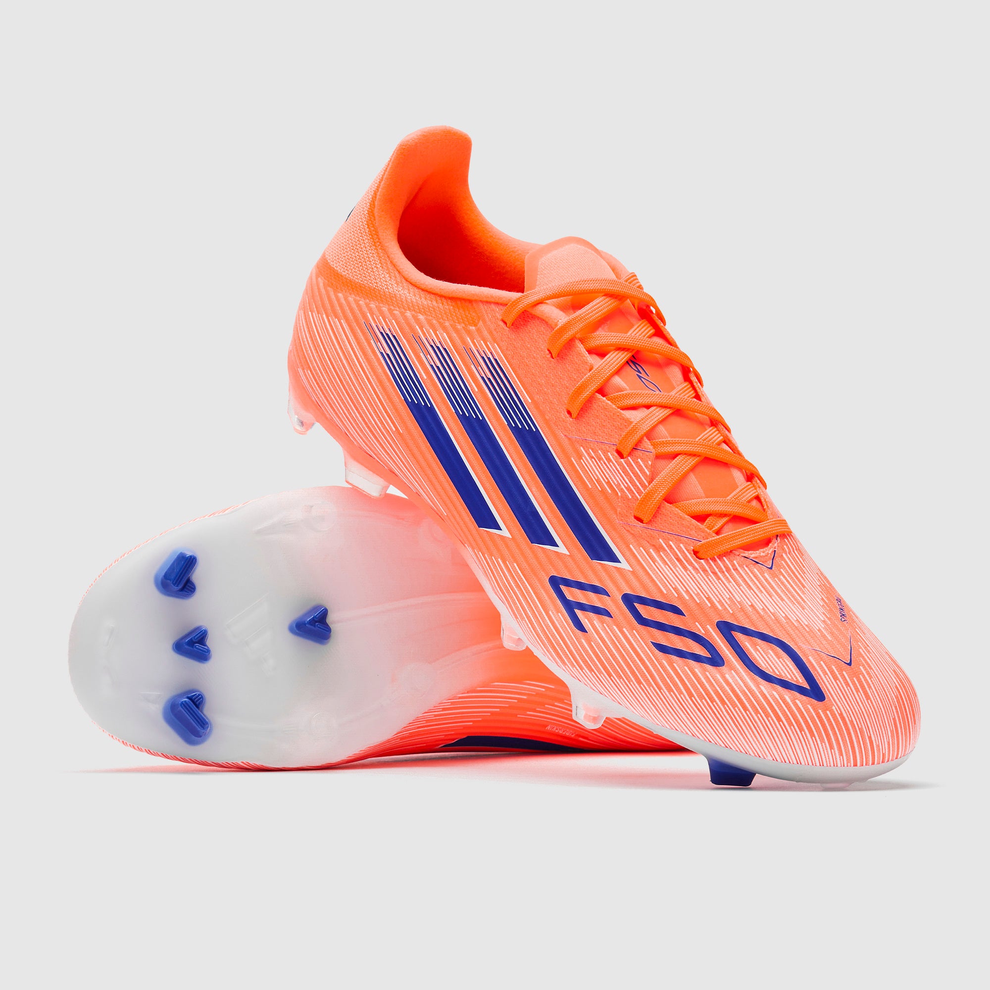 adidas F50 League Firm Ground - Beam Orange/Lucid Blue/Ftwr White