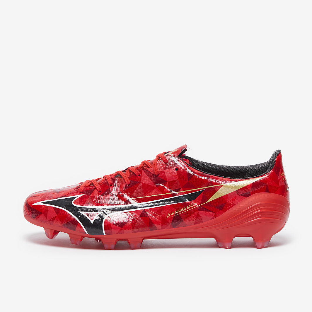 Mizuno Alpha II Elite Firm Ground - Morelia 40th Red/Black/Gold