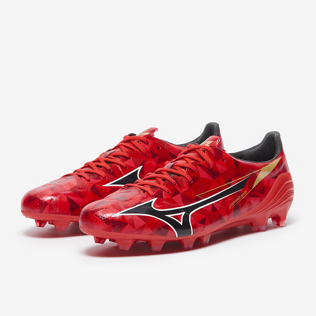 Mizuno Alpha II Elite Firm Ground - Morelia 40th Red/Black/Gold