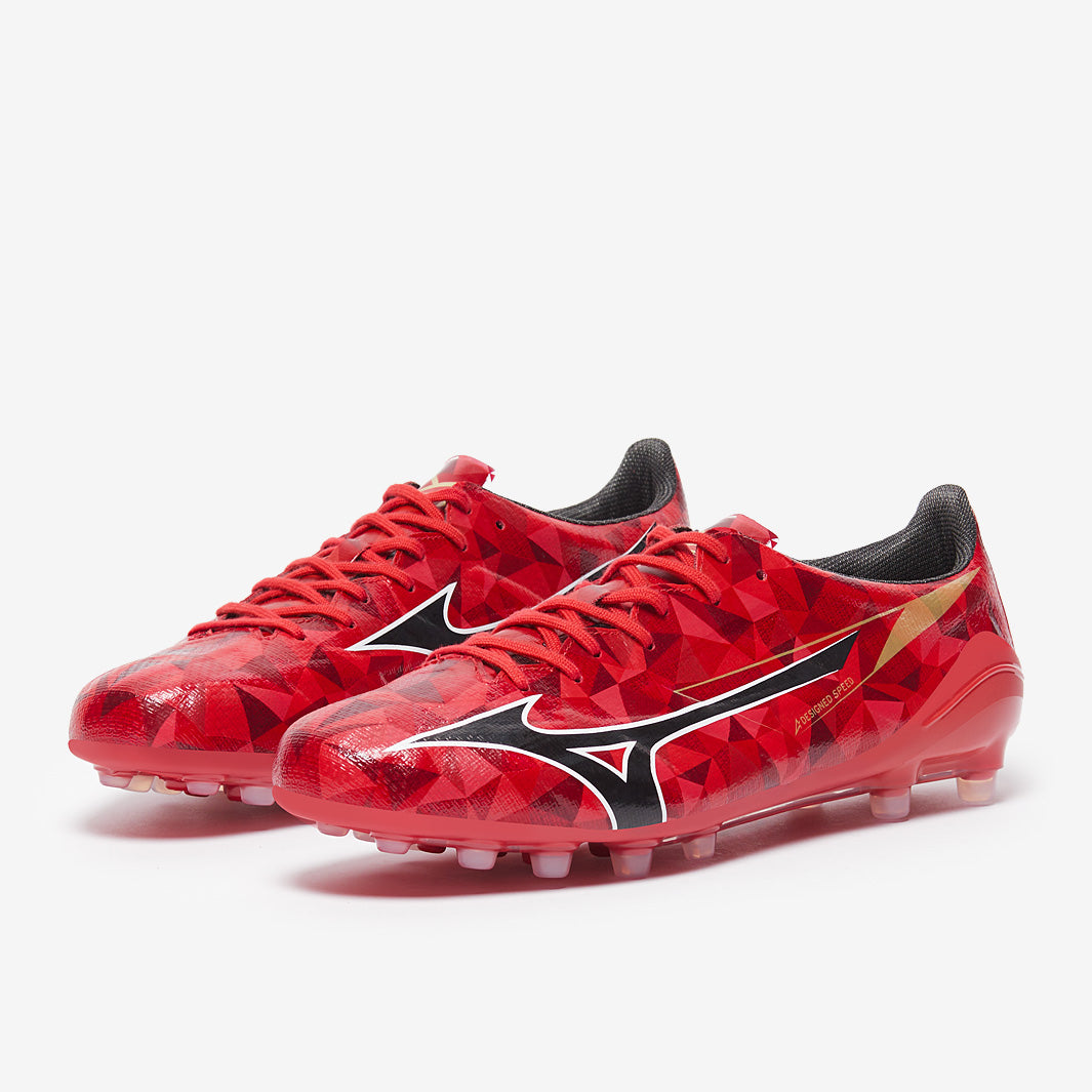 Mizuno Alpha II Elite Artifical Grass - Morelia 40th Red/Black