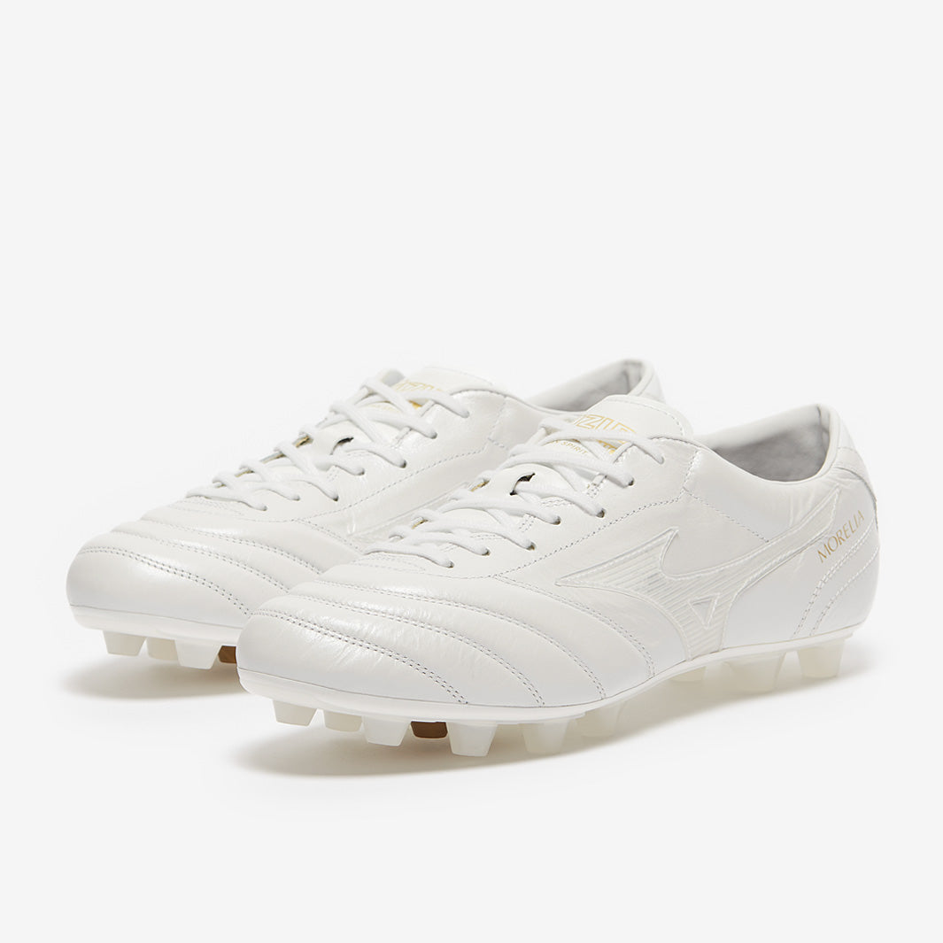 Mizuno Morelia II UL Made in Japan Firm Ground - White/White/White