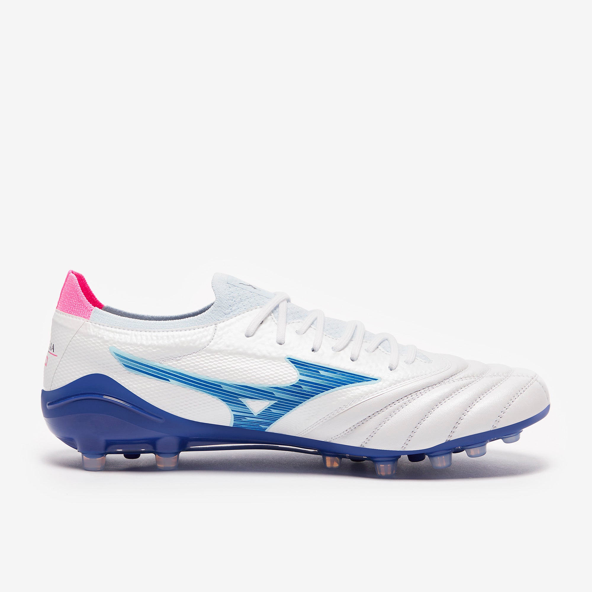 Mizuno Morelia Neo IV Beta Elite Artifical Grass - White/Tanager