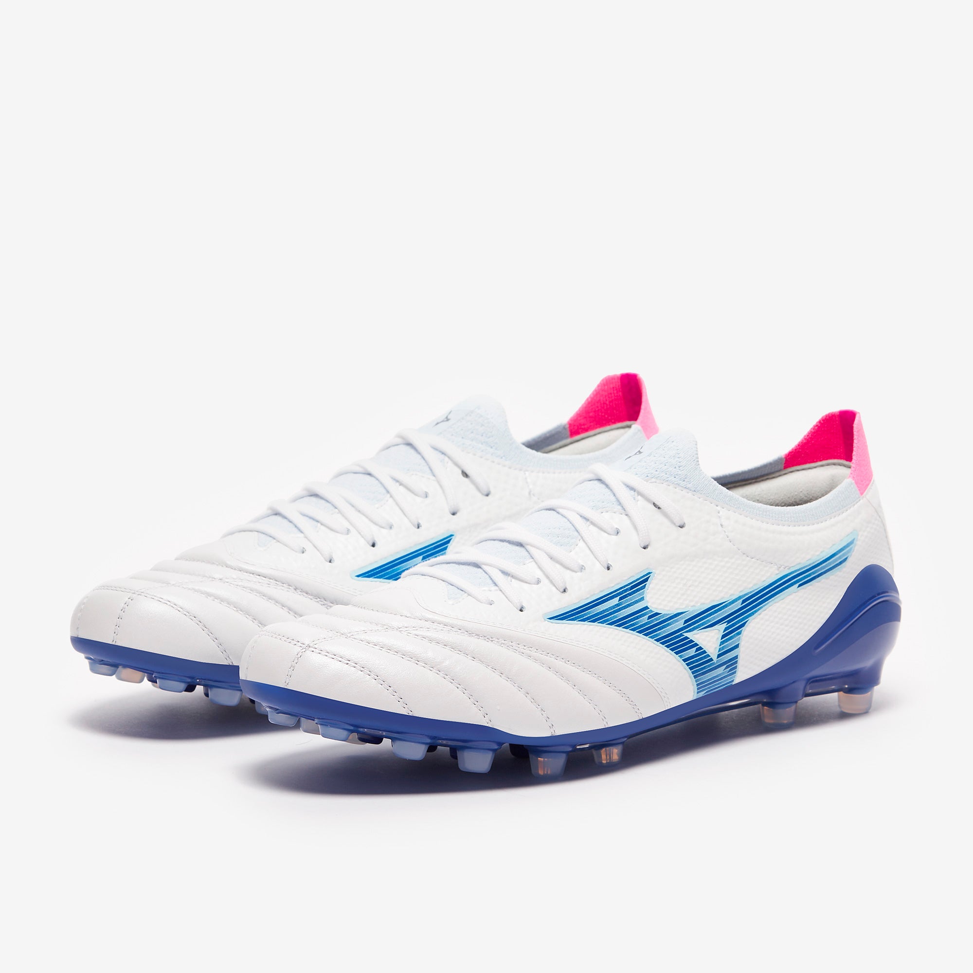 Mizuno Morelia Neo IV Beta Elite Artifical Grass - White/Tanager