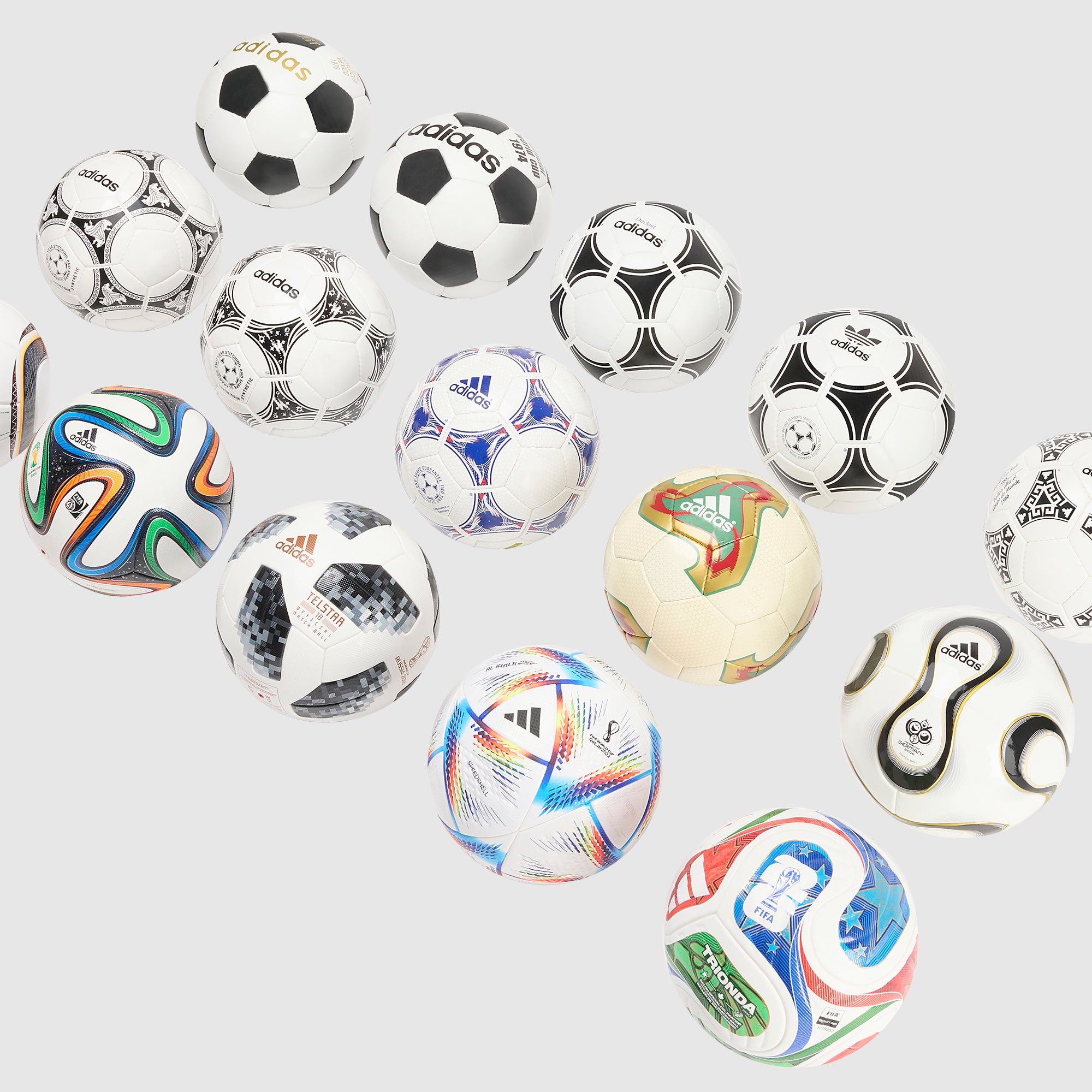 adidas FIFA World Cup Historical Ball Set - Multi - Soccer Balls