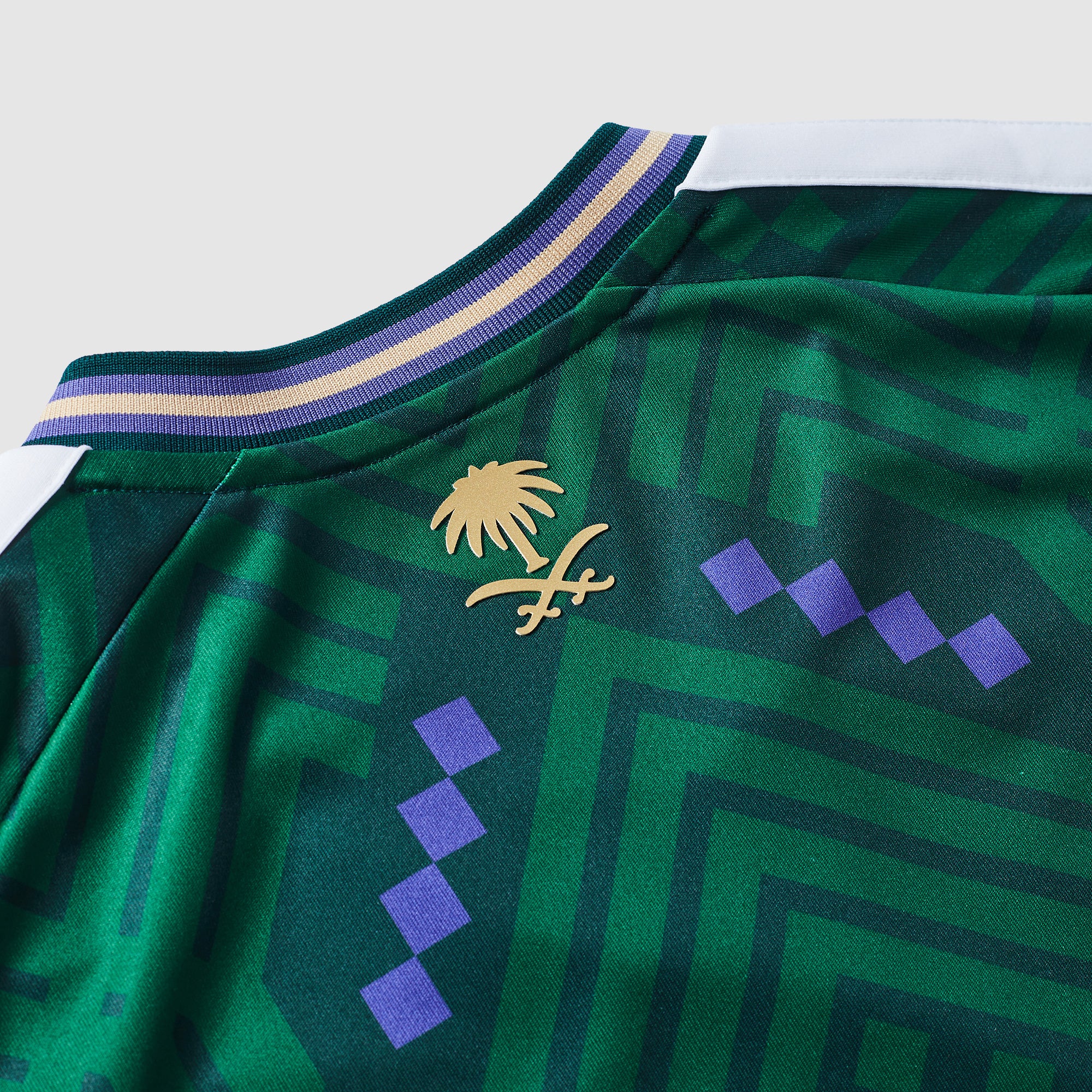 adidas Saudi Arabia 2026 Home Jersey - Aurora Ivy/White - Mens Replica