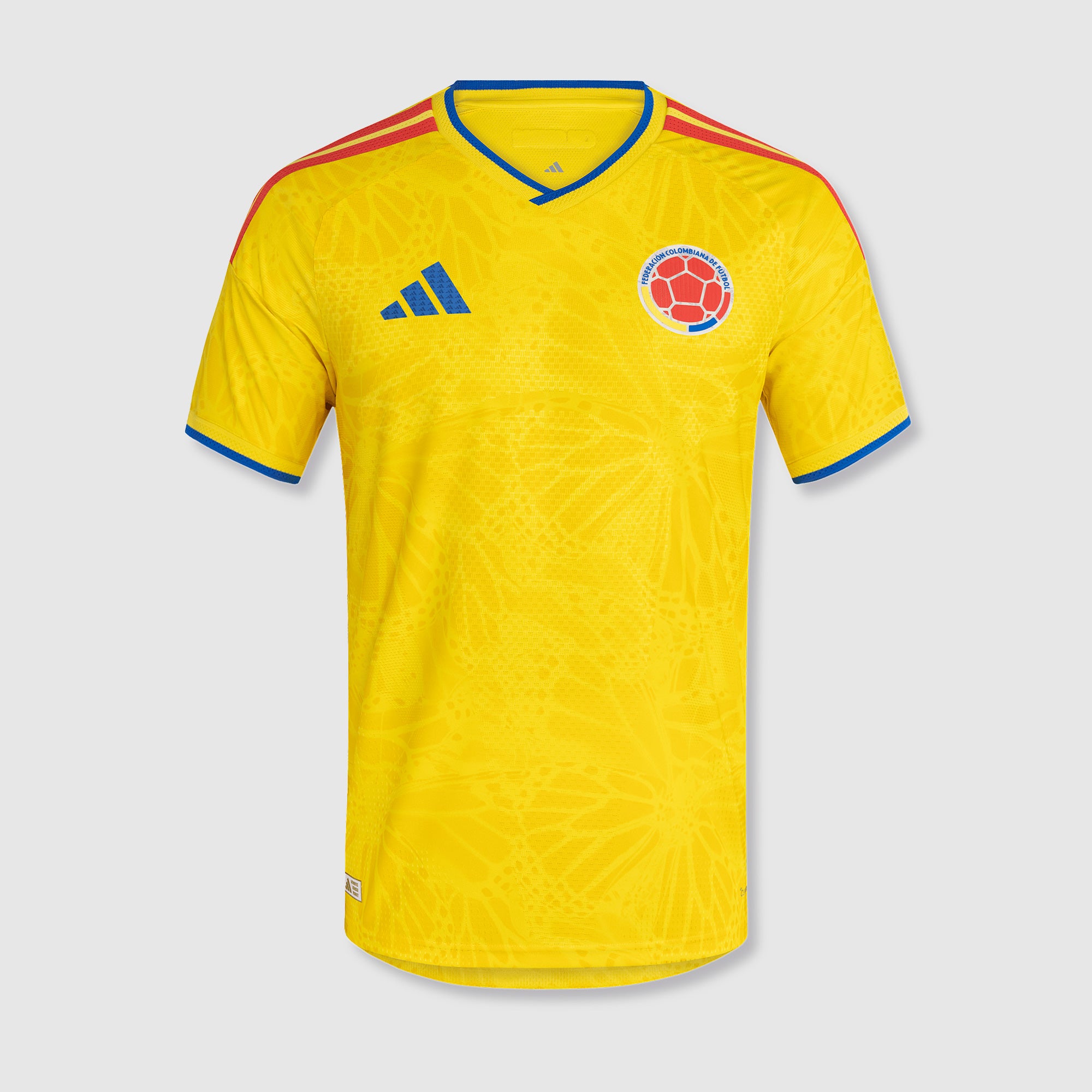 adidas Colombia 2026 Authentic Home Jersey - Impact Yellow - Mens
