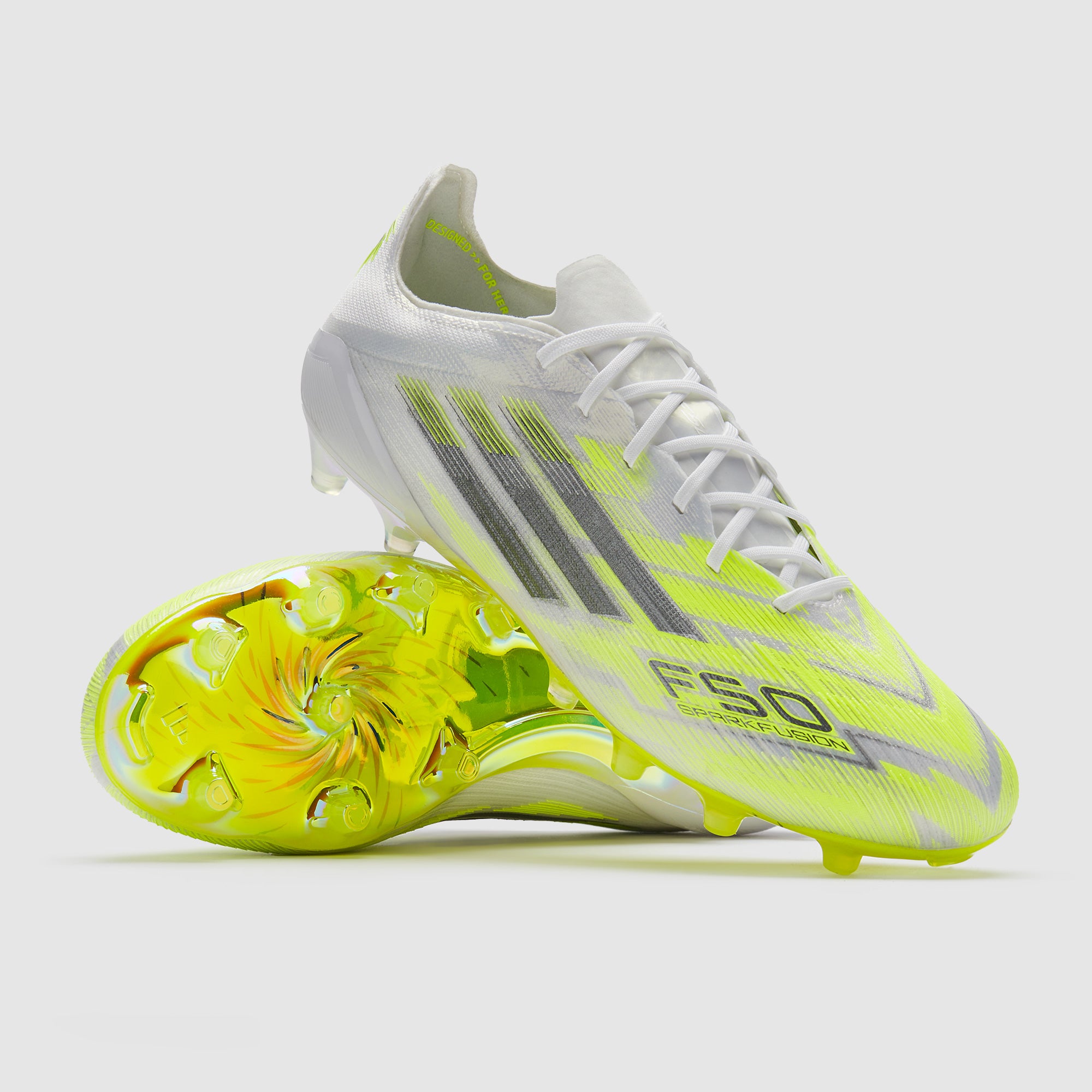 adidas adizero F50 サッカーシューズ イエロー/ホワイト adidas F50 Sparkfusion Elite Low Firm Ground/Artificial Grass