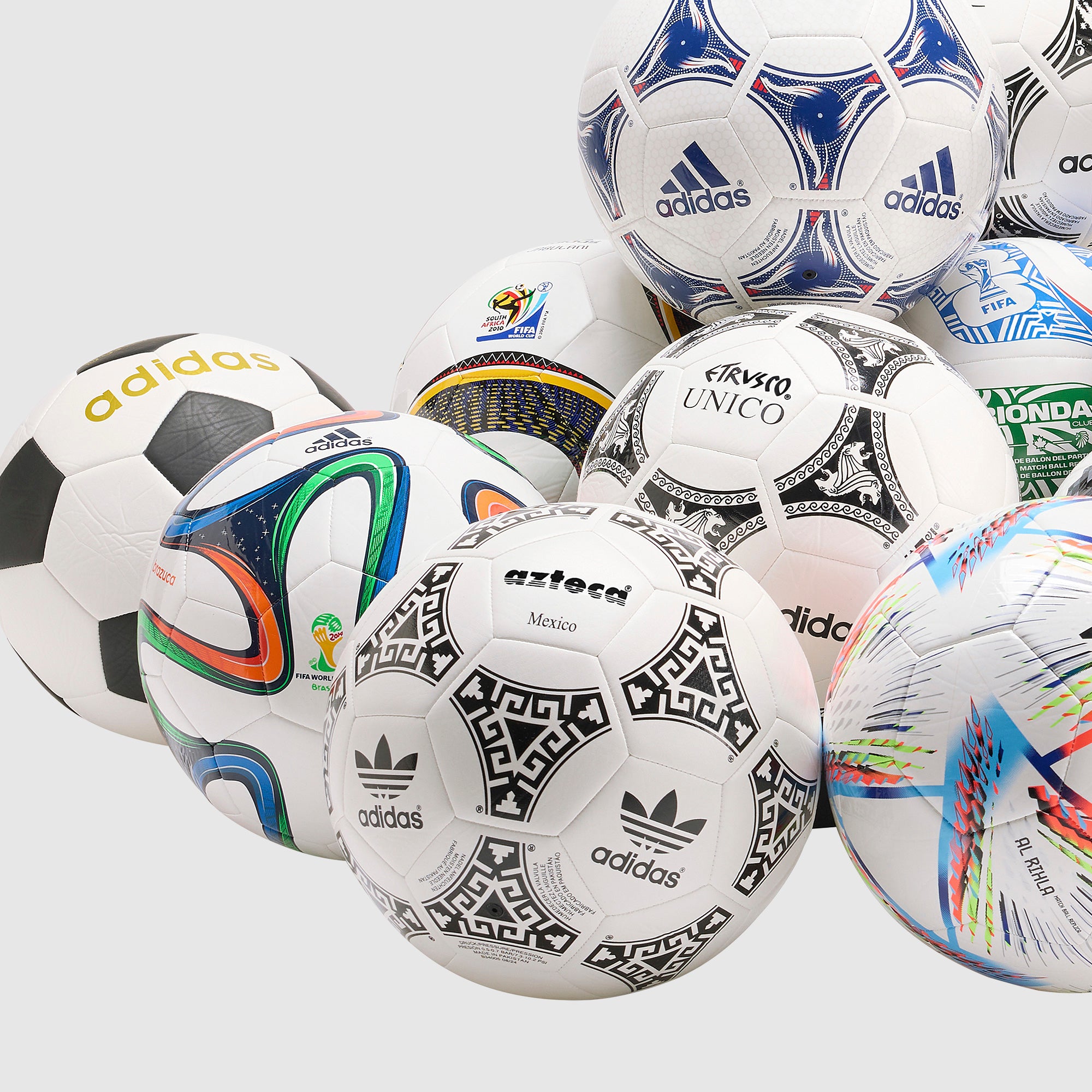 adidas FIFA World Cup Historical Ball Set - Multicolour - Soccer Balls