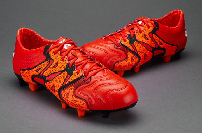 シューズ X15.1AG adidas X 15.1 FG/AG Leather - Mens Boots - Firm Ground - Bold