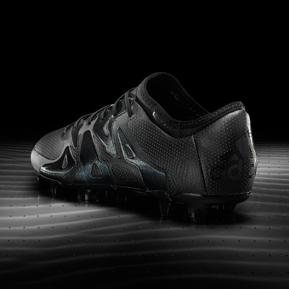 adidas X 15.1 Fluid Black FG/AG - Mens Soccer Cleats - Firm Ground