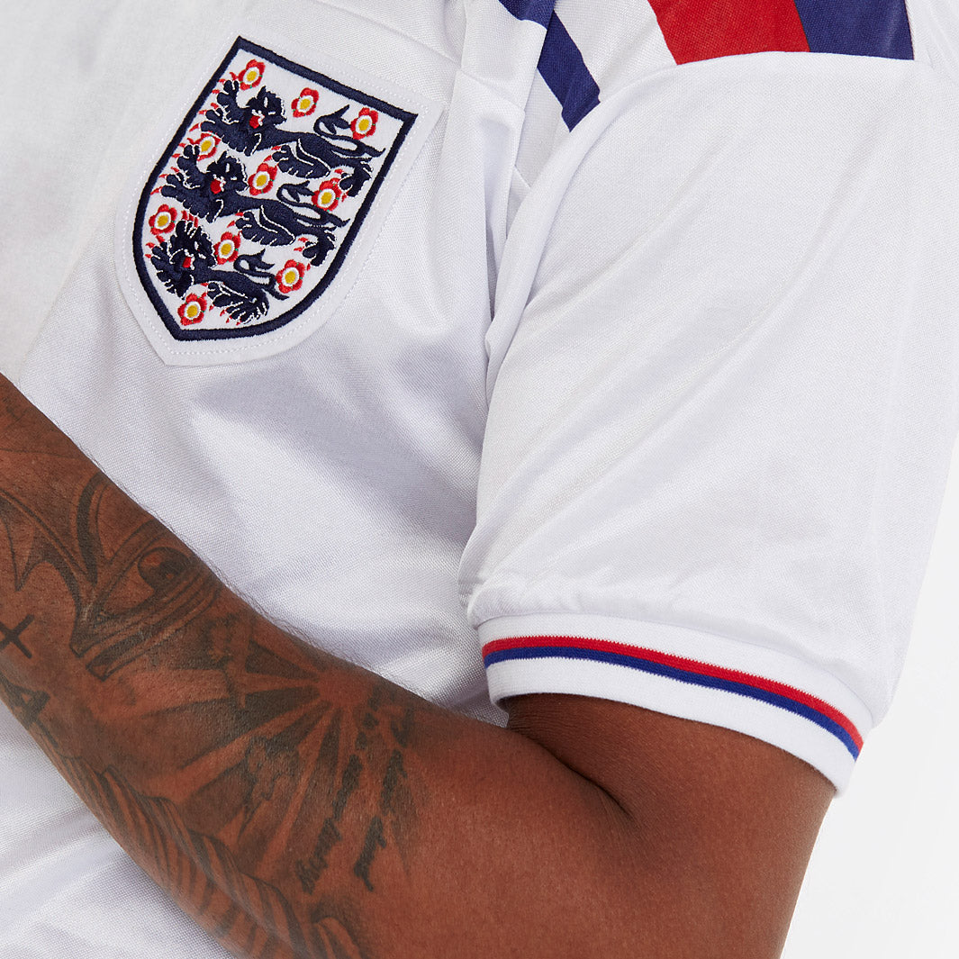 Score Draw Retro England 1982 World Cup Home Shirt