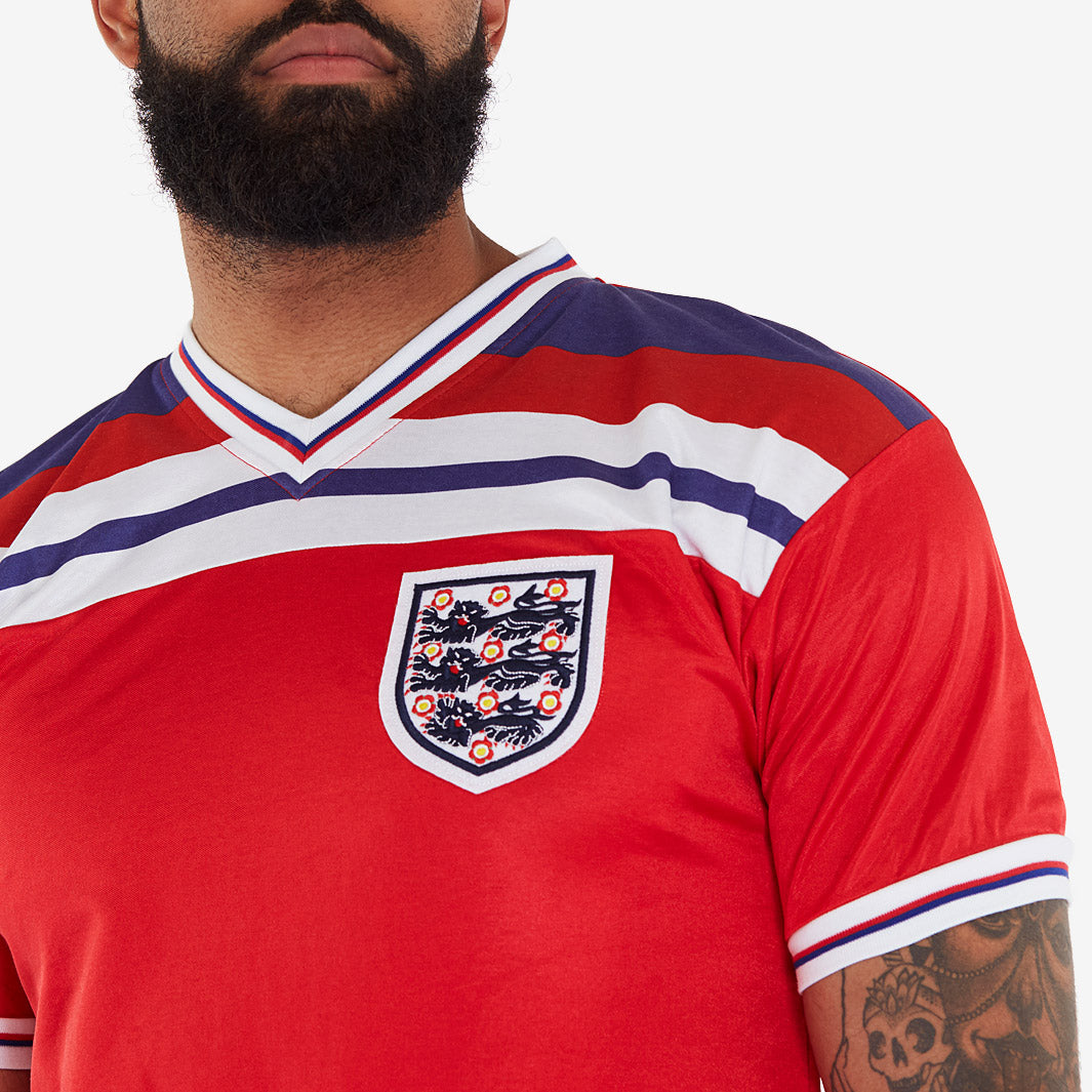 Football Shirts - Score Draw Retro England Football Away Shirt