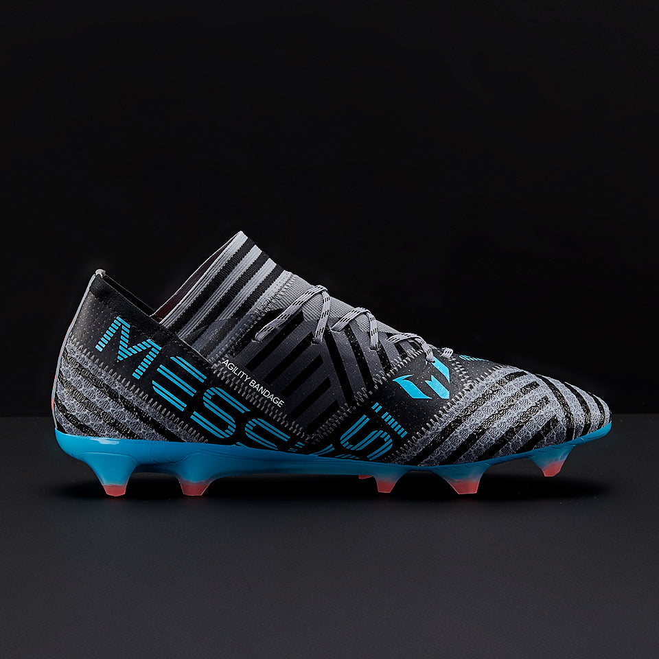 adidas Nemeziz Messi 17.1 FG - Grey/White/Core Black - Mens Boots
