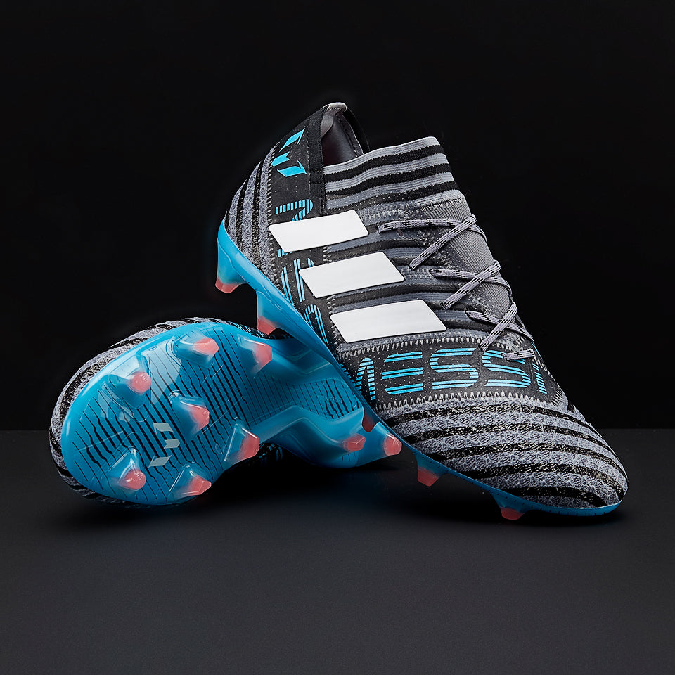 adidas Nemeziz Messi 17.1 FG - Grey/White/Core Black - Mens Boots