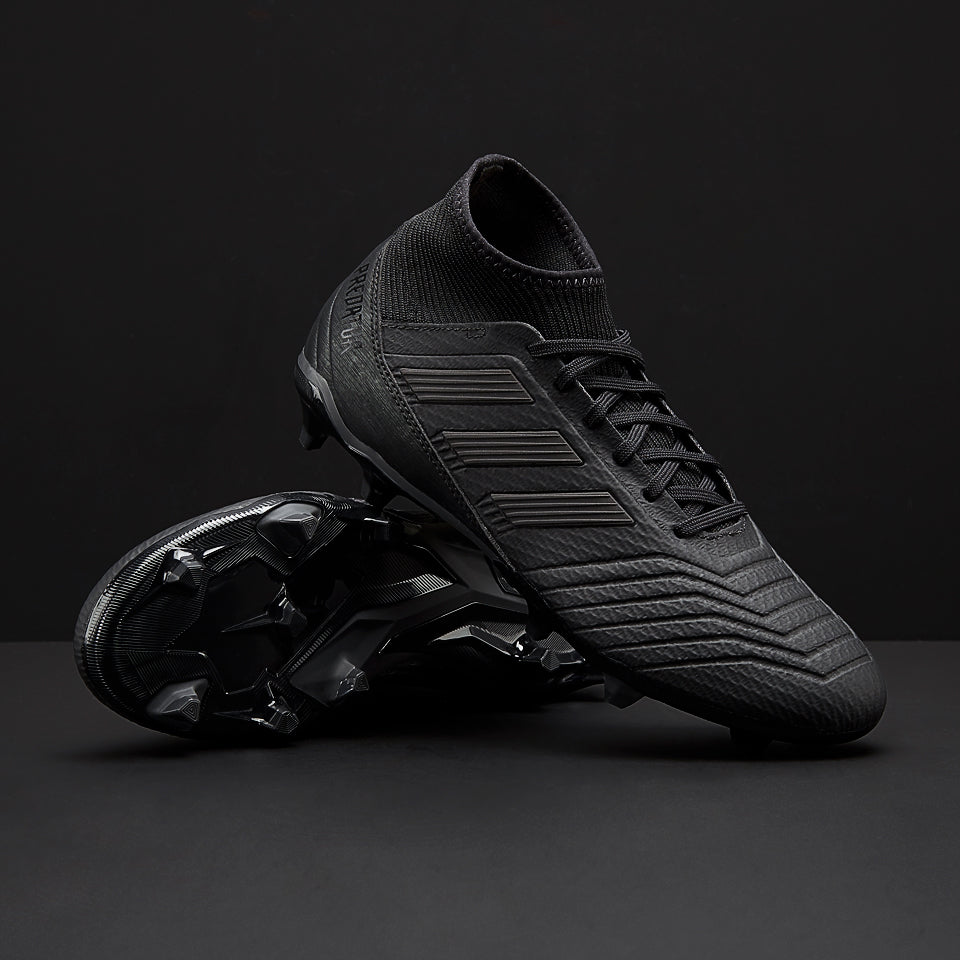 adidas Predator 18.3 FG - Core Black/Core Black/Utility Black