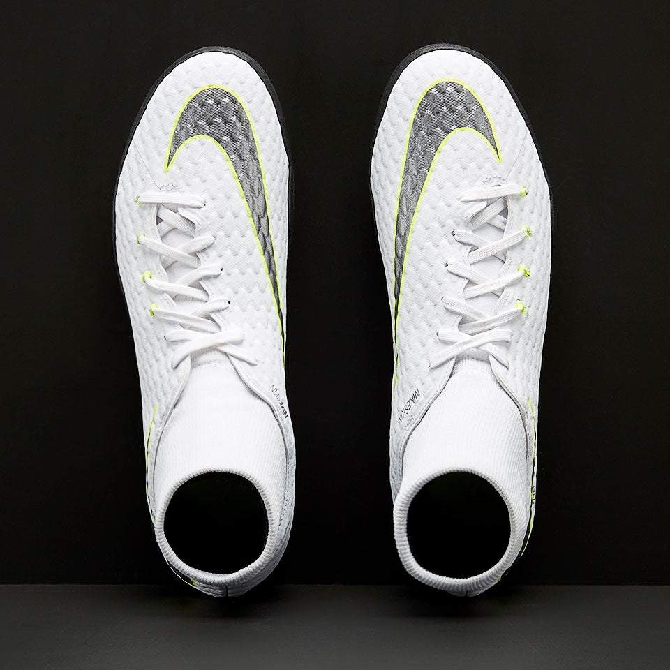 Nike Hypervenom PhantomX III Academy DF TF - White/Metallic Cool