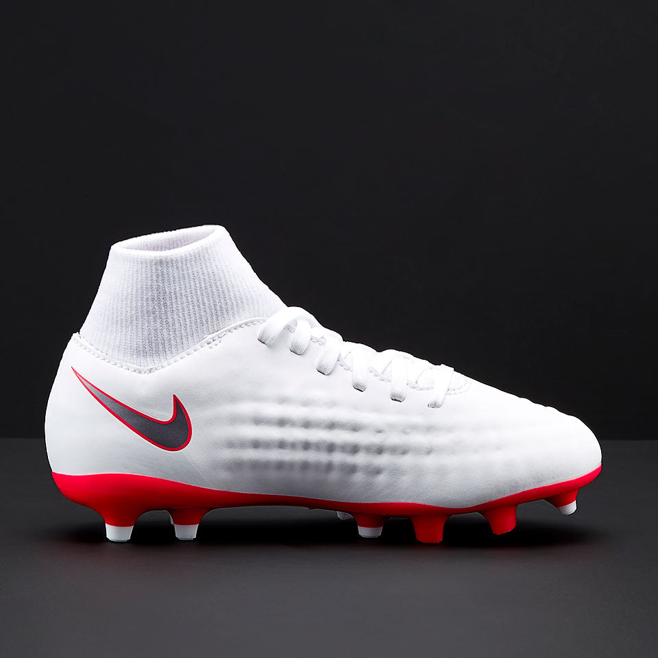 Nike Kids Magista Obra II Academy DF FG - White/Metallic Cool Grey