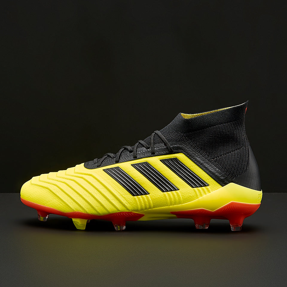 adidas Predator 18.1 FG - Mens Soccer Cleats - Firm Ground - Yellow
