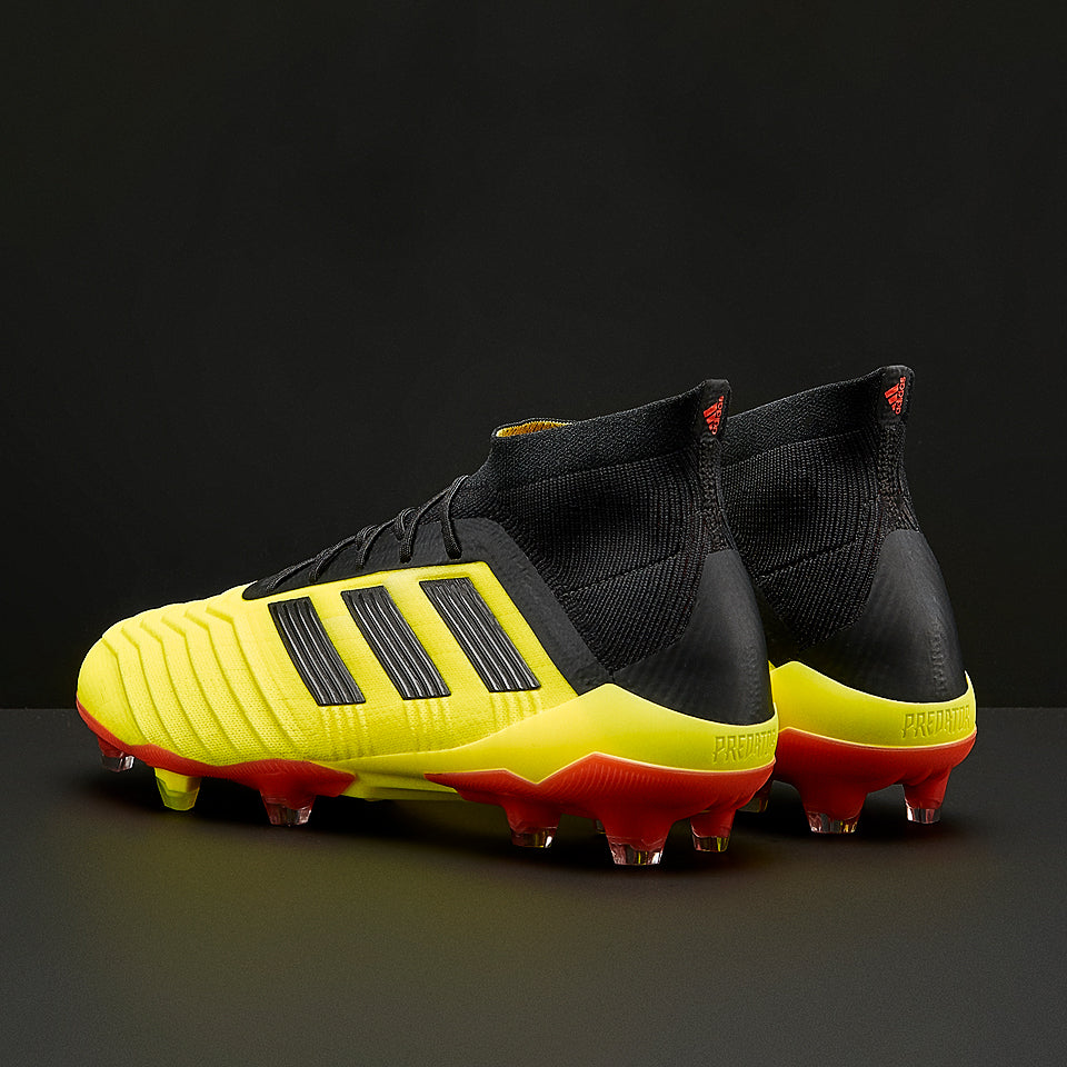 adidas Predator 18.1 FG - Mens Soccer Cleats - Firm Ground - Yellow
