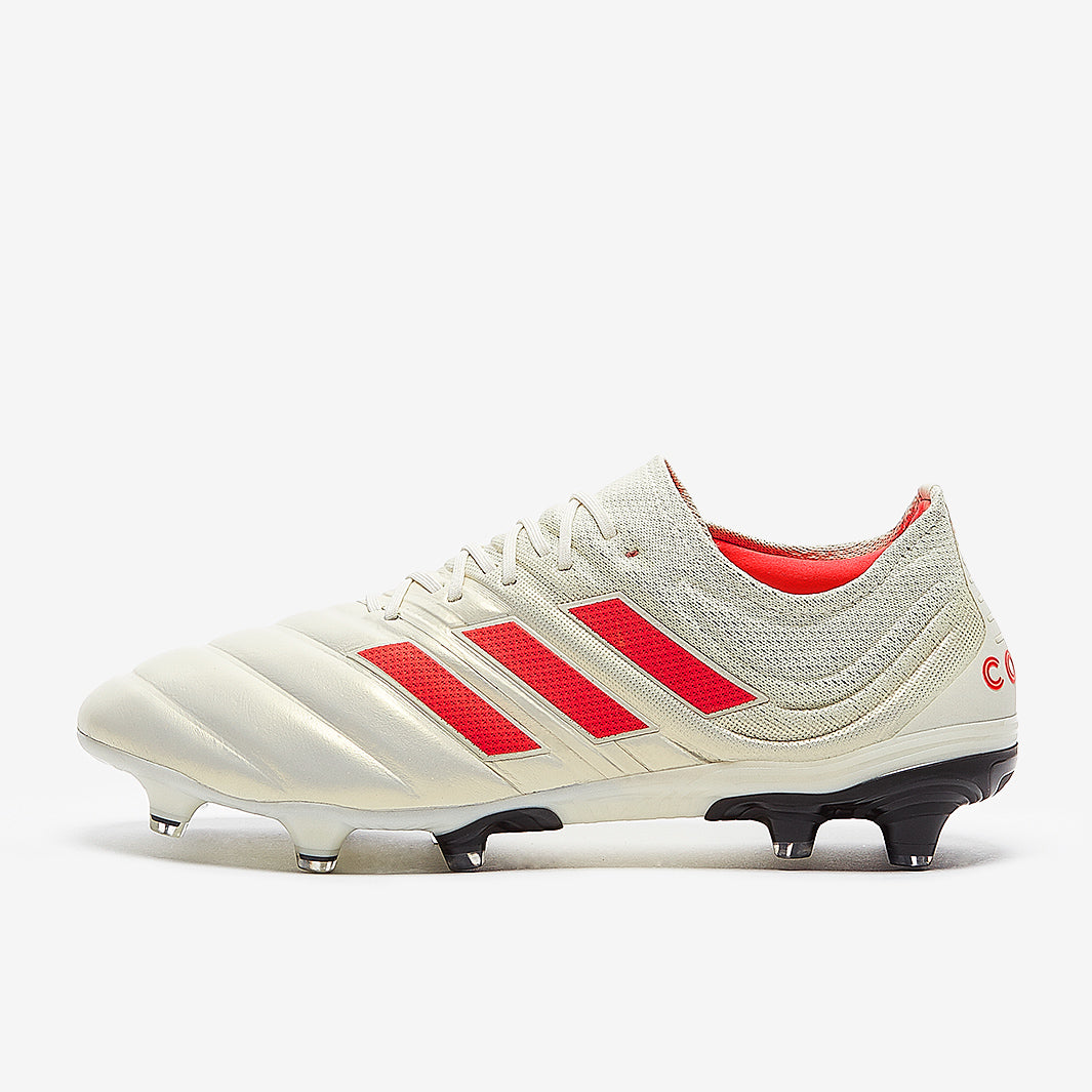 adidas COPA 19.1 FG サッカーシューズ US7 adidas Copa 19.1 FG - Off White/Solar Red/Core Black - Firm Ground