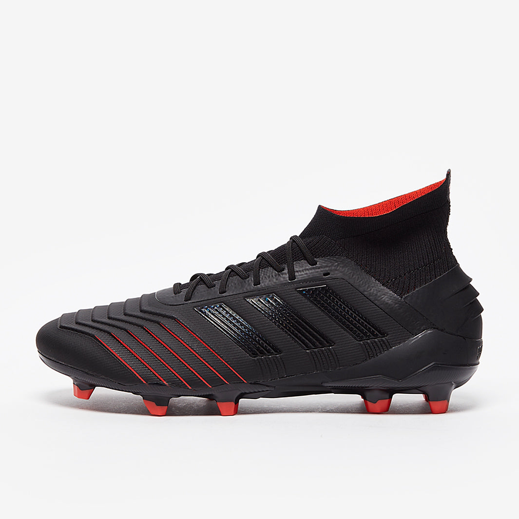 シューズ adidas predator 19.1 FG/AG adidas Predator 19.1 FG - Core Black/Active Red - Firm Ground