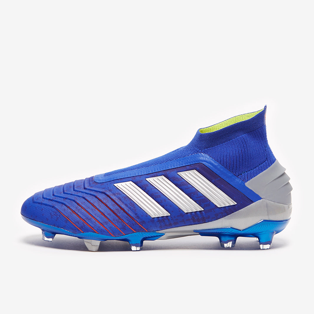 adidas Predator 19+ FG - Bold Blue/Silver Metallic/Active Red