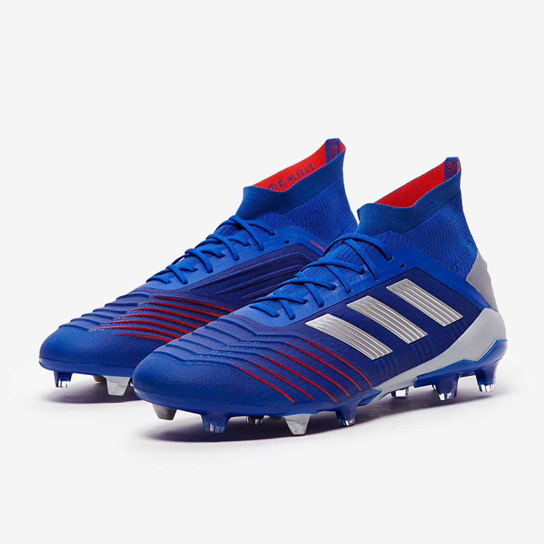 【新品未使用】adidas PREDATOR 19.1 FGスパイク adidas Predator 19.1 FG - Bold Blue/Silver Metallic/Football Blue