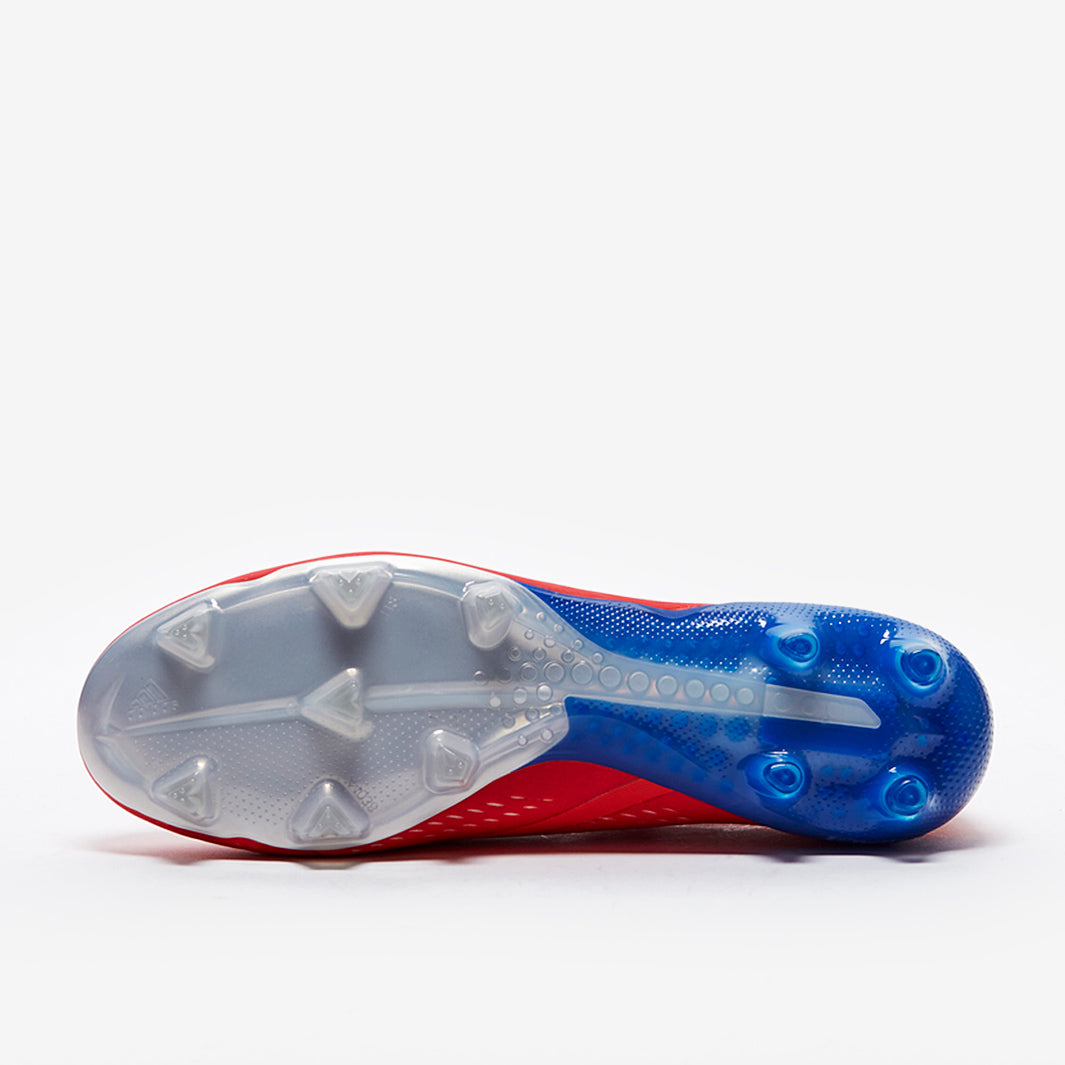 adidas X 18.1 FG - Active Red/Silver Metallic/Bold Blue - Firm
