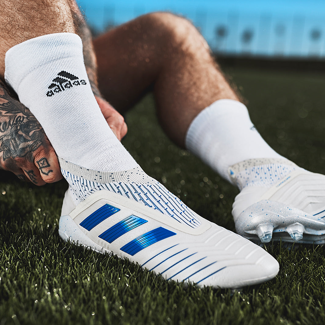 シューズ adidas predator19.1 FG 26.5 Adidas Predator 19.1 FG White Blue – kicksnatics