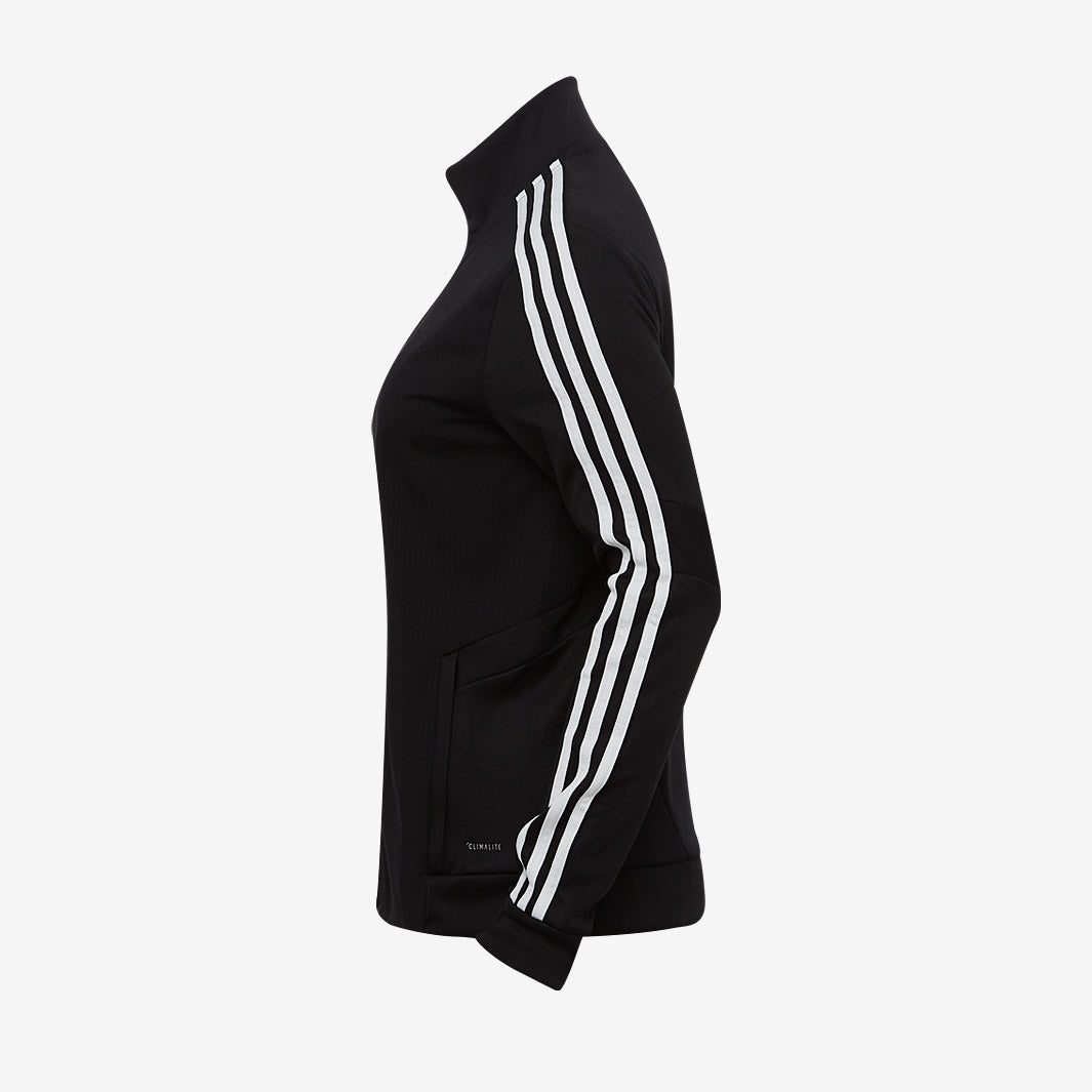 adidas Womens Tiro 19 Track Jacket - Black/Black/White - Womens