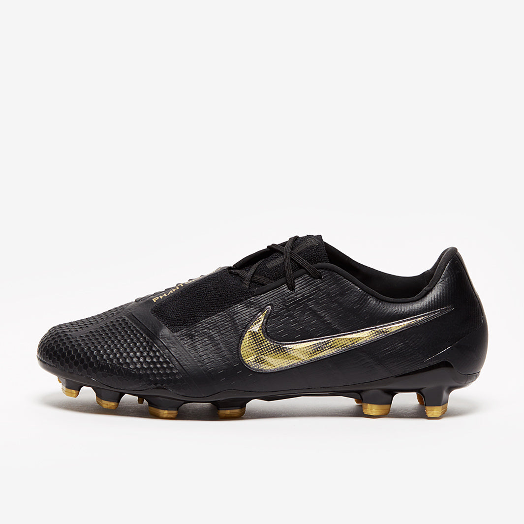 Nike Phantom VNM Elite FG - Black/Metallic Gold - Firm Ground