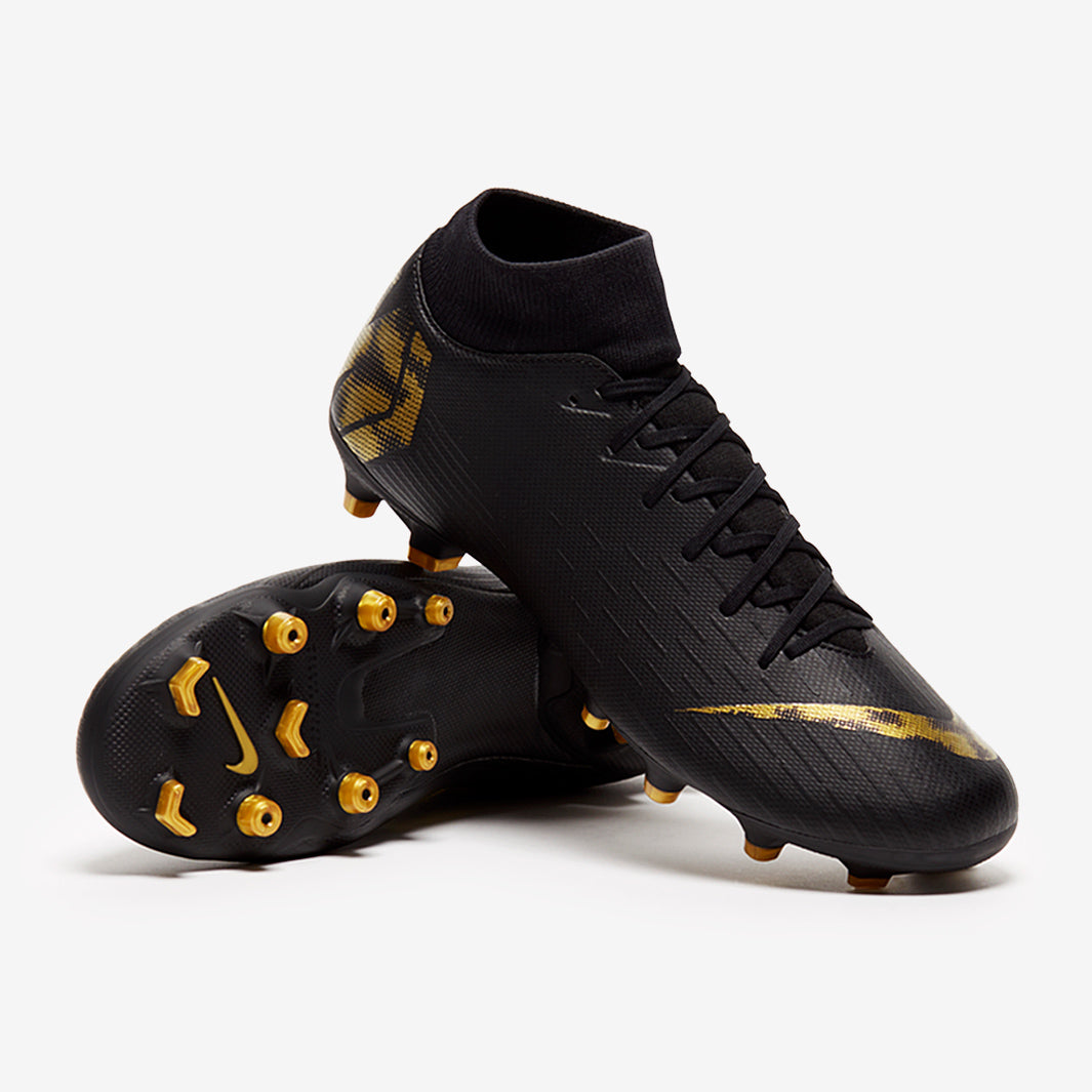Nike Mercurial Superfly VI Academy FG/MG - Black/Metallic Gold