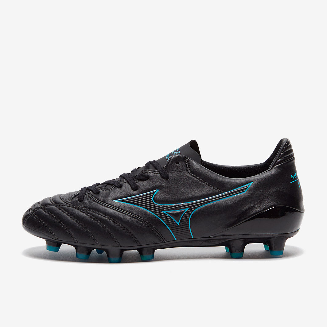 Mizuno Morelia Neo Kl II FG - Black/Blue Atoll - Firm Ground