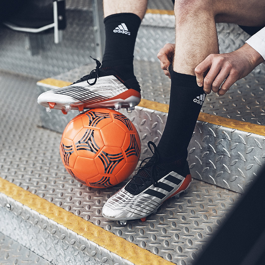 シューズ adidas predator 19.1 FG/AG adidas Predator 19.1 FG - Core Black/Active Red - Firm Ground