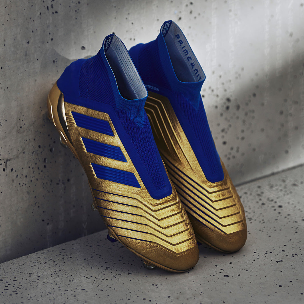 Predator sports grip (gold.blue)2枚セット adidas Predator 19+ FG - Gold Metallic/Blue/White - Firm Ground