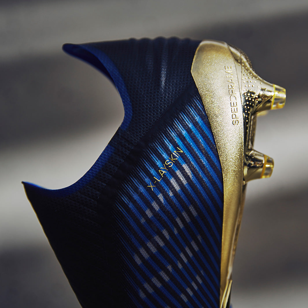 adidas X 19+ FG - Core Black/Gold Metallic/Blue - Firm Ground
