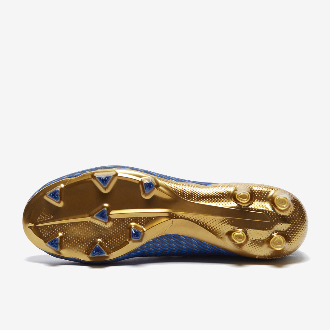 adidas X 19.1 FG - Core Black/Gold Metallic/Blue - Firm Ground