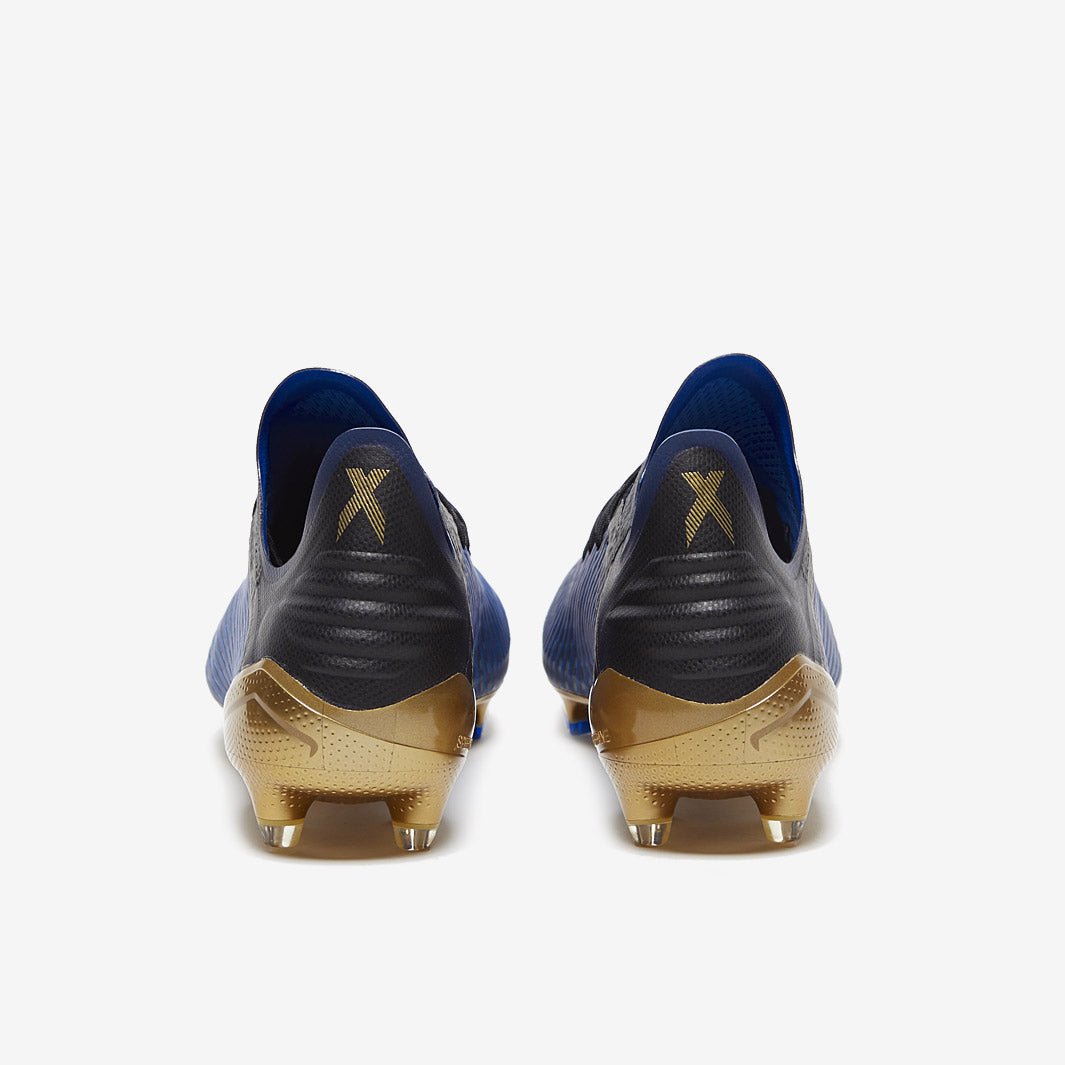adidas X 19.1 FG - Core Black/Gold Metallic/Blue - Firm Ground