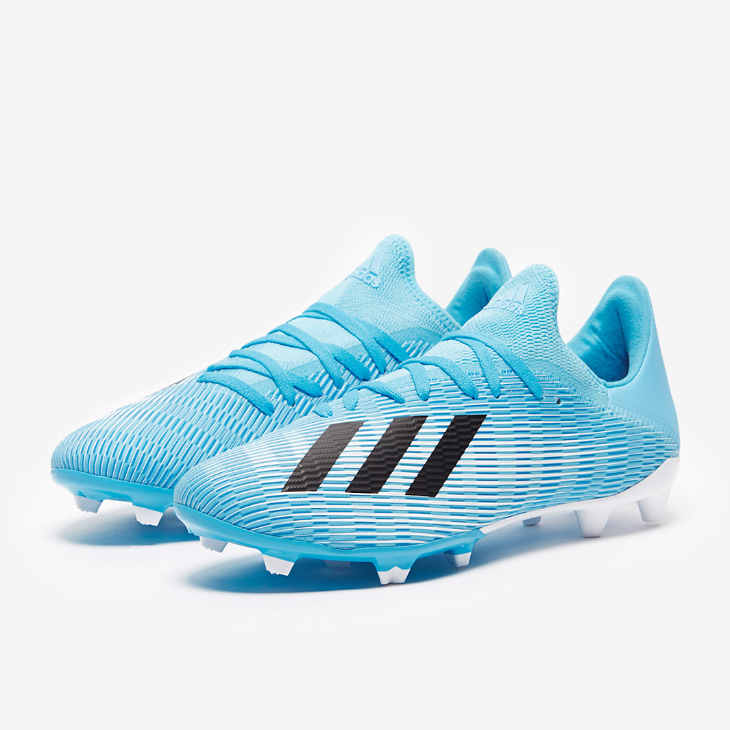 DK adidas X 19.3 FG - Bright Cyan/Core Black/Pink - Firm Ground