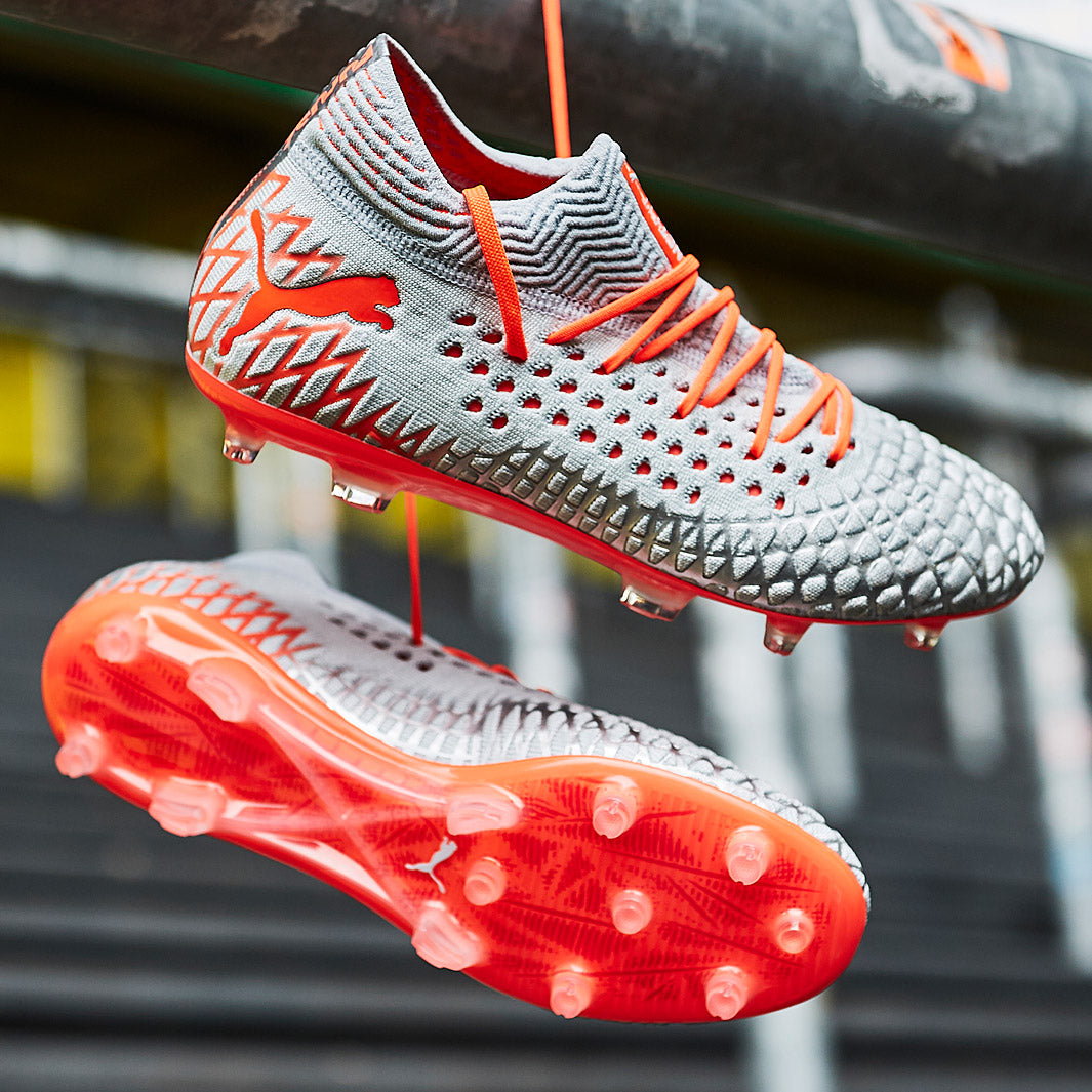 Puma Future 4.1 Netfit FG/AG - Glacial Blue/Energy Red/High Risk