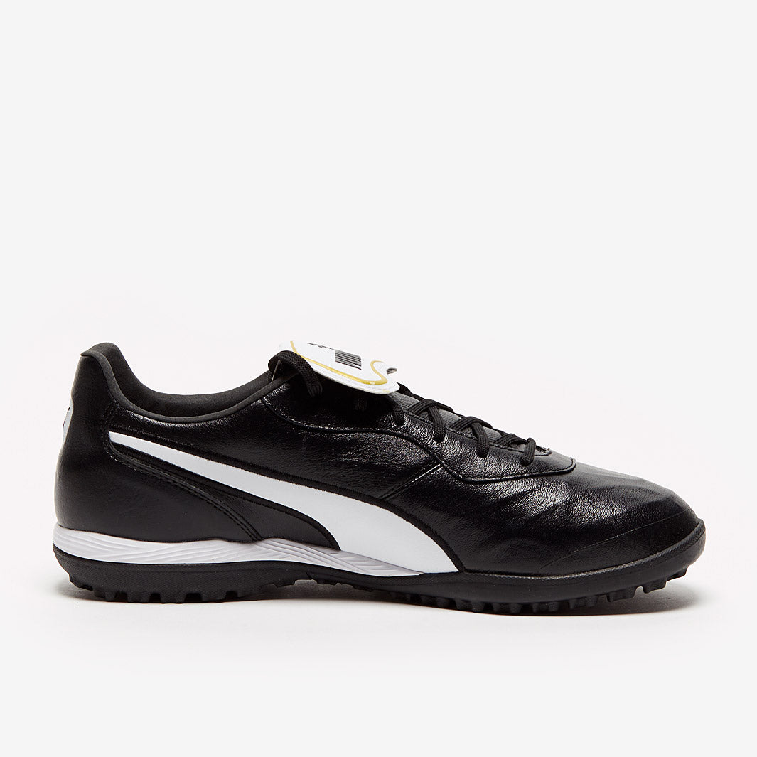 Puma King Top TT - Puma Black/Puma White - Turf Shoe - Mens Soccer