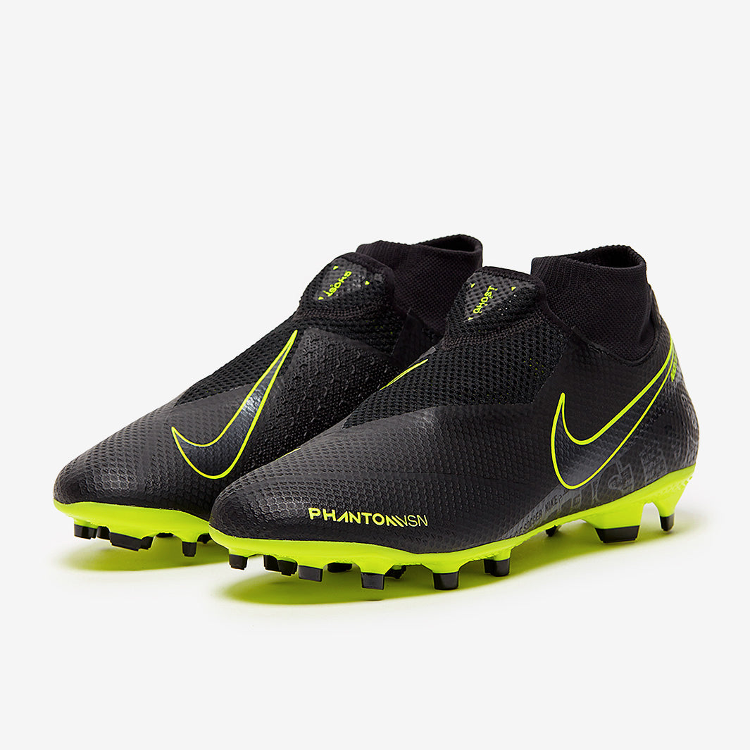 Nike Phantom VSN Pro DF FG - Black/Volt - Firm Ground - Mens