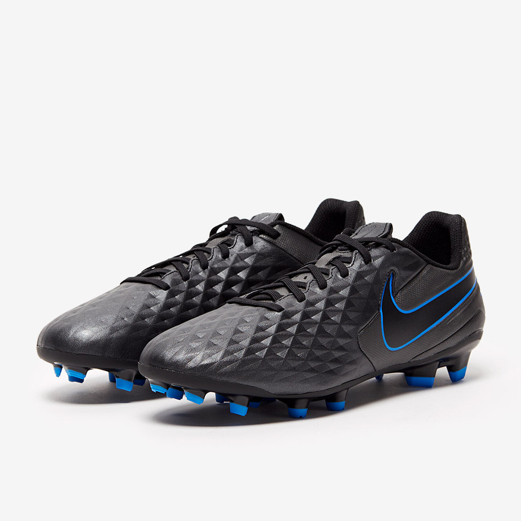 Nike Tiempo Legend VIII Academy FG/MG - Black/Blue Hero - Firm
