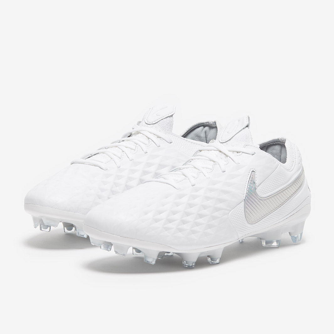 Nike Tiempo Legend VIII Elite FG - White/Pure Platinum/Wolf Grey