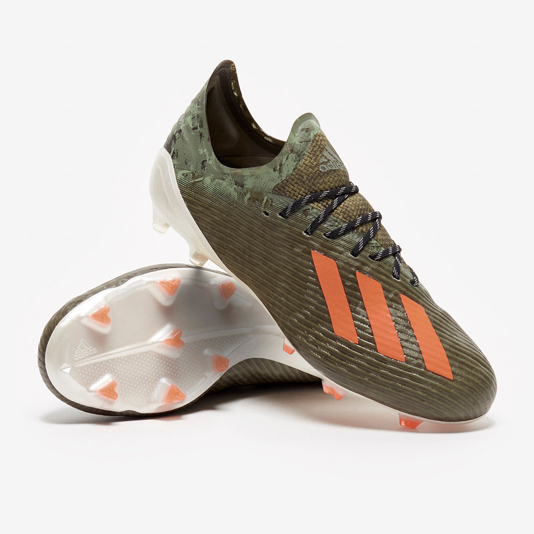 【Samurai】Adidas X19.1 FG adidas X 19.1 FG - Legacy Green/Solar Orange/Chalk - Firm Ground