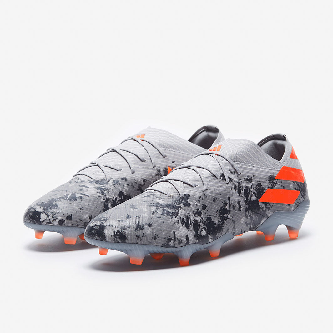 adidas Nemeziz 19.1 FG - Grey/Solar Orange/Chalk - Firm Ground