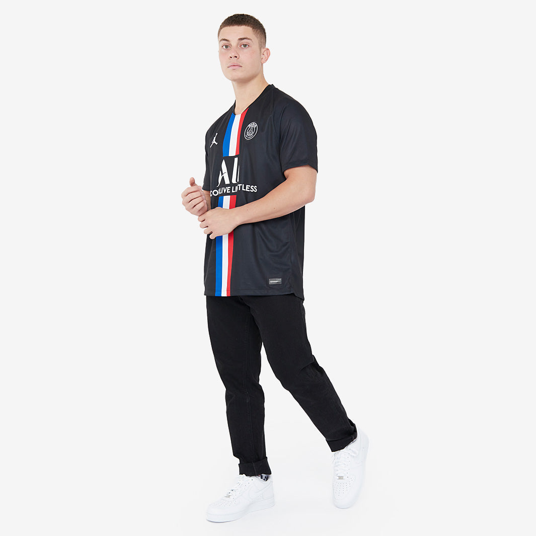 Nike Paris Saint-Germain 2019/20 4th Stadium Jersey - Black/White