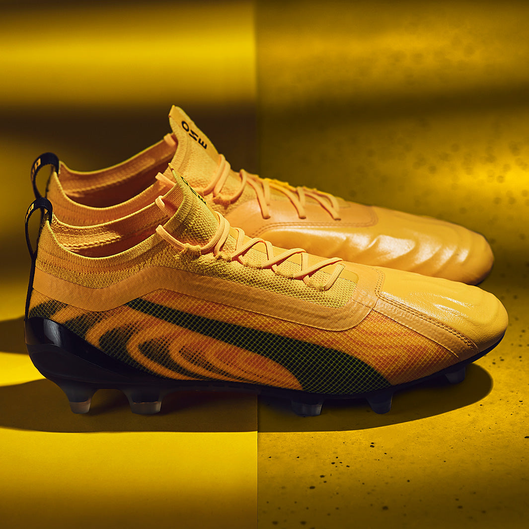 Puma One 20.1 FG/AG - Ultra Yellow/Puma Black/Orange Alert - Firm
