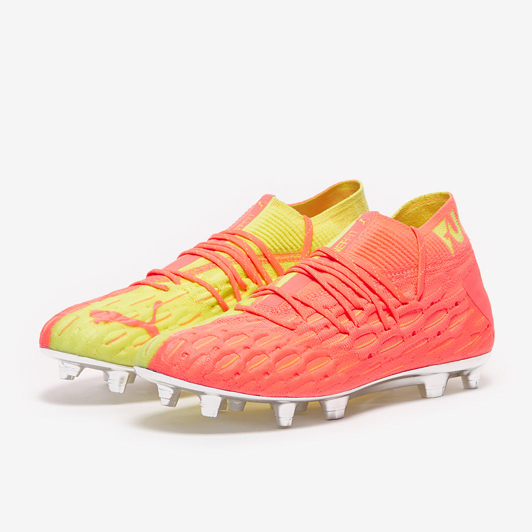 Puma Future 5.1 Netfit FG/AG - Energy Peach/Fizzy Yellow - Firm